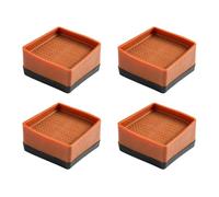 Rehausseurs de lit - Pieds d'extension de meubles robustes de 7,8 cm x 4 cm, ascenseurs de dégagement sous vide pour robot, élévation verticale, poignée en caoutchouc ABS TPU rigide pour pieds