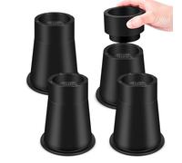 Rehausseurs de Lit pour Lits - Support De Pied Compact Antidérapant Et Réglable | Socles et Rehausseurs de Lits | Pour La Famille Et Les Amis Les Femmes À La Maison Et Au Bureau En Intérieur Chaise Ca