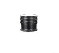 Rehausseurs de lit réglables en alliage d'aluminium très résistants et antidérapants - 8 à 20 cm de hauteur - Pour rangement de canapé ou bureau - Noir - 23 mm