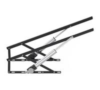 Rehausseurs de lit robustes avec mécanisme de levage électrique, télécommande, charnières à ressort pliables pour le rangement du cadre de lit (108 cm) pour maximiser l'espace et le confort