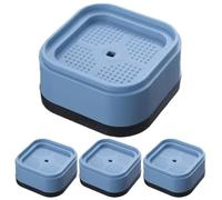 Rehausseurs de Meubles - 4 Pièces Bloc Antidérapant Empilable PP | Base Lave-Linge Canapé Lit Pieds Réfrigérateur | Chambre Salon Dortoir Protection Sol Meubles Lourds