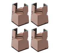 Rehausseurs de pieds de table - Pro | rehausseurs de meubles - rehausseurs de lit et pieds de table haute résistance 4 x blocs élévateurs de meubles pour canapés et chaises de bureau