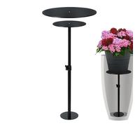 Rehausseurs de plan-tes à hauteur réglable pour pots d'intérieur, inserts pour grands pots, rehausseurs de pot de fleurs, remplisseurs de pot pour grandes jardinières carrées, rondes et coniques