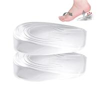 Rehausseurs de talon pour chaussures - Élévateurs de chaussures en gel transparent - Pour chaussures basses pour homme et femme - Lift du talon en cas de différence de longueur de jambe
