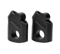 rehausseurs Guidon Kit rehausse Guidon Moto rehausse Hauteur Base rehaussée recul pour Guidon 22 mm Accessoires Riser Guidon Rehausseur(Black)