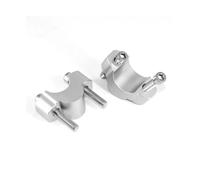 Rehausseurs Guidon Moto Adaptateur d'extension pince guidon moto prolongateur montage barre poignée pour TRACER9 pour TRACER 9 GT pour Tracer 9 2021(Silver)