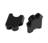 Rehausseurs Guidon Moto Adaptateur guidon moto double Support d'extension pince pièces moto pour CRF1100L pour l'afrique(Zwart)