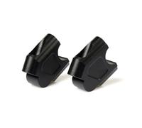 Rehausseurs Guidon Moto Pour pour pour X300 pour X-300 pour VERSYS-X 300 2017 Extension rehausseurs guidon moto pince montage arrière déplacée(Black 2)