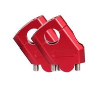Rehausseurs Guidon Moto Pour XADV750 X ADV 750 pour X-ADV 750 pour l'afrique pour Twin pour CRF1000L moto guidon rehaussement barre montante support de serrage Moto Guidon Adaptateur(28mm Red)