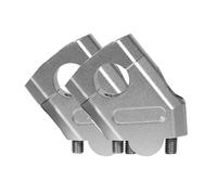 Rehausseurs Guidon Moto Pour XADV750 X ADV 750 pour X-ADV 750 pour l'afrique pour Twin pour CRF1000L moto guidon rehaussement barre montante support de serrage Moto Guidon Adaptateur(28mm Silver)