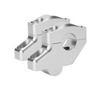 Rehausseurs Guidon Moto Pour XT 350 500 600 pour TT-R125 pour TT-R230 22mm 7/8 "Élévation barre poignée moto décalée surélevée arrière déplacée(Silver)