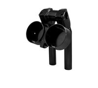 Rehausseurs Guidon Moto Support d'instrument réglable pour moto 10'' Rehausseurs de guidon Double jauge Seau pour pour Softail Low Rider S FXLR FXLRS 17-Up