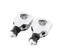 rehausseurs Guidon Pièces réparation pour rehausseurs Guidon Moto Accessoires Montage Professionnel élévateurs Guidon(Silver)