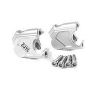 Rehausseurs guidon Rehausseur De Guidon De Moto Pour B&mw R1200GS 2004-2008 R 1200 GS Adventure 2005-2008 Adaptateur De Levage De Pince De Guidon De Montage De Barre Pinces rehaussement(Argent 1)