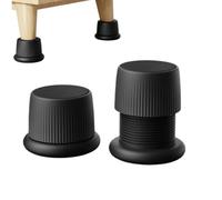 Réhausseurs Meubles Réglables 2 Pièces Rehausseur Auto-Adhésif Ajustable | Pieds Surélévateurs Lave-Linge Pour Table Canapé Armoire Lave-linge Tête Lit Bureau Domicile Appartement Dort