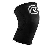 Rehband Bandage de Genou 5 mm pour Soutenir Les Genoux - Stabilise Les articulations et Les Muscles - Idéal pour Le Sport la Musculation, Couleur:Argent/Noir, Taille:XL