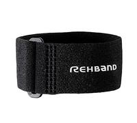 Rehband Bandage pour tennis elbow 1 pc. Taille unique, unisexe, brassard tennis elbow et golf elbow, Couleur:Noir, Taille:Taille unique