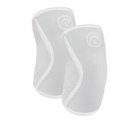Rehband coudière en SBR/néoprène 5 mm, manchon de coude pour sports de force, design anatomique, antidérapant et ajustement serré pour femmes et hommes, Couleur:Arctic/White - 1 Pair, Taille:M