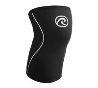 Rehband Genouillère en néoprène de 3 mm pour la course et le fitness, stabilise et réchauffe les muscles, soutient les articulations, Couleur:Noir, Taille:XXL