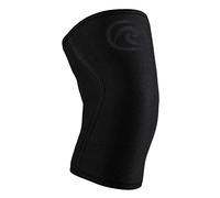Rehband Genouillère Power Max 7mm, Bandage de genou haltérophilie, powerlifting, haute stabilité pour les genoux et les muscle, Couleur:Carbon/Noir, Taille:XXL