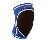Rehband Genouillères originales pour le handball et le volley-ball, un rembourrage épais protège l'articulation du genou et stabilise les muscles, Couleur:Bleu, Taille:XXL