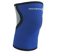 Rehband QD genouillère, 1 Pièce, genouillère 3mm néoprène, compression du genou, Couleur:Bleu, Taille:L