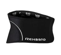 Rehband Support Lombaire, Ceinture de Soutien Lombaire en SBR/Néoprène de 5mm, Ceinture de Stabilisation le Dos et la Colonne Lombaire pour le Sport et la Vie Quotidienne, Couleur:Noir, Taille:M