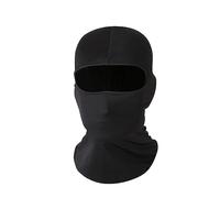 Reheyre Cagoule de Cyclisme de Couleur Unie, Couvre-Chef de Sports de Plein air pour la pêche, l'équitation, Multifonctionnel, Respirant, Cache-Cou Coupe-Vent Noir Taille Unique