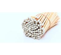 REHGLÜCK Schwarzwald, Environ 100 allumettes colorées de 10 cm de long, convient également comme recharge pour nos bouteilles décoratives élégantes (couleur de la tête d'allumette : blanc)