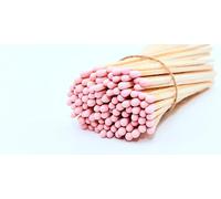 REHGLÜCK Schwarzwald, Environ 100 allumettes colorées de 10 cm de long, convient également comme recharge pour nos bouteilles décoratives élégantes (couleur de la tête d'allumette : rose)