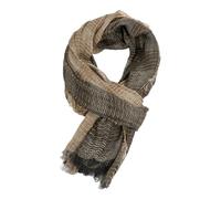 REHJJDFD Écharpe pour homme en coton mélangé - Écharpe décontractée à rayures - Écharpe douce et chaude pour homme, kaki, taille unique