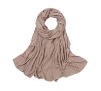 REHJJDFD Foulard pour femme en jersey de coton plissé froissé hijabs châle foulard turban, 4, taille unique