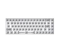 REHOC TESTER68 Kit de mécanique personnalisé Hot Swap Kit 2,4 G double mode Bluetooth Blanc