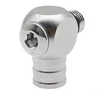 Rehoetom Adaptateur de tuyau basse pression pour plongée sous-marine, connecteur en laiton 3/8-24" avec rotation à 360°, pour compatibilité première et deuxième étape