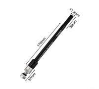 Rehoetom Adaptateur d'essieu traversant de remorque pour Croozer et compatible avec les remorques de vélo, essieu de fourche avant en alliage d'aluminium avec longueur réglable de 160 à 178 mm, P1.0