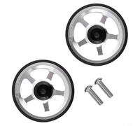 Rehoetom Alliage d'aluminium pour faciliter le pliage de la roue arrière de vélo, design creux de 60 mm pour CNC AL7075 avec boulon M6, léger pour roue de vélo compatible avec (argent)