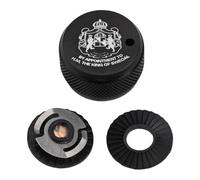 Rehoetom Bobine de bouton de frein mécanique pour moulinet ABU 3/3,5/4/P5 Baitcasting - Pièces de rechange avec mécanisme sonore interne - Ensemble d'engrenages en alliage d'aluminium (bleu clair)