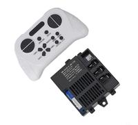 Rehoetom Boîtier de contrôle HH-621K-2.4G-12V avec télécommande 2.4G pour voitures électriques pour enfants, récepteur en plastique 12 V compatible avec certains modèles, option de jeu complet