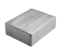 Rehoetom Boîtier électrique en aluminium pour projets de logement d'instruments, boîtier en métal moulé sous pression avec protection IP54, finition argentée, compatible avec (1590BB (120 x 95 x 35 mm