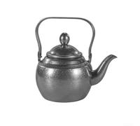 Rehoetom Bouilloire en acier inoxydable de grande capacité avec filtre amovible, motif flocon de neige vintage gris esthétique, volume 2,3 l, bouilloire à café en acier inoxydable (1,5 l)