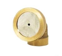 Rehoetom Buse d'arrosage goutte à goutte en laiton pour systèmes de brume de jardin - 3,2 x 2,5 cm buse fine brume compatible avec sac à dos et pulvérisateurs électriques, jaune