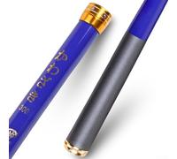 Rehoetom Canne à pêche télescopique en fibre de carbone, 2,7 m à 6 m, extensible et portable pour ruisseau, rivière, lac, design compact et léger avec charge de 2 000 g (5,4)