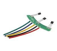 Rehoetom Capteur électrique pour hall de vélo PCB pour moteur à 3 roues 500-2000 W, panneau d'entrée avec câble compatible avec moteur à onde sinusoïdale 4601, vert