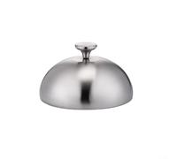 Rehoetom Cloche alimentaire en acier inoxydable pour assiette, plat, steak, couvercle de cuisine résistant à la rouille pour cuisine intérieure et extérieure, fêtes, barbecues, mariages, vacances (14
