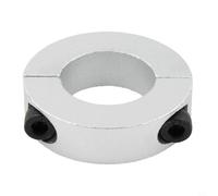 Rehoetom Collier d'arbre, type de serrage à double fente pour diamètre d'arbre de 12 mm à 38 mm, alliage d'aluminium de serrage pour bague avec vis M6, compatible avec DIN 912, 304 en acier inoxydable