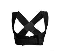 Rehoetom Correcteur de posture invisible pour homme et femme, dos réglable avec maille respirante, 3 tailles (S/M/L), 2 couleurs (noir/rose) (noir classique)