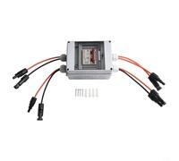 Rehoetom DC 500V 125A IP65 Isolateur Photovoltaïque Commutateur pour Panneaux Solaires, Disjoncteur 2P Pôle avec Connecteurs PV, Modèle DZ47X, Surcharge Thermique Extérieure et