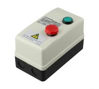 Rehoetom Démarreur de moteur électrique, 380 V, interrupteur de démarrage magnétique triphasé avec protection contre les surcharges intégrée, boîtier ABS classé IP55 pour compresseurs et applications