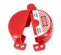 Rehoetom Dispositif de verrouillage de robinet extérieur pour robinets de jardin - Cylindre ABS avec design simple/double trou, rouge, pour une installation facile, aucun outil nécessaire (trou simple