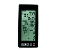 Rehoetom Écran LCD d'exercice pour vélo stationnaire, compteur de vitesse avec suivi du kilométrage et des calories, équipement de fitness en plastique noir